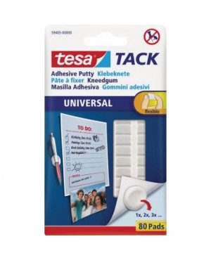 tesa Klebeknete TACK 59405-00000-00 repositionierbar 80 St./Pack.