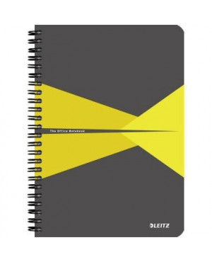 Leitz Collegeblock Office 44990015 DIN A5 PP lin. gelb