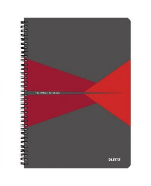 Leitz Collegeblock Office 46470025 DIN A4 Karton kar. rot