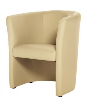 Sessel Kunstleder 690x770x630mm beige