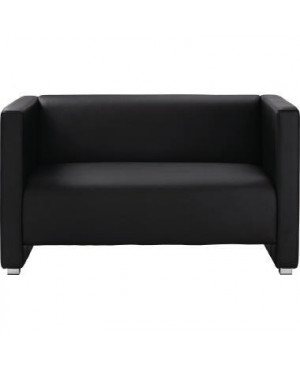 Sofa PU Leder 1.250x700x700mm schwarz