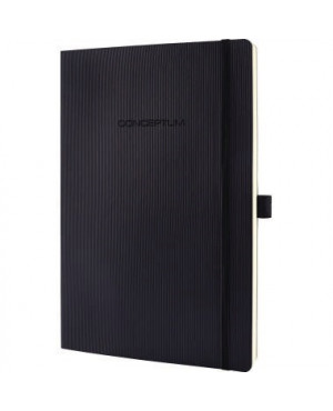 Sigel Notizbuch CONCEPTUM CO310 187x270mm Softcover 194S. kar. sw