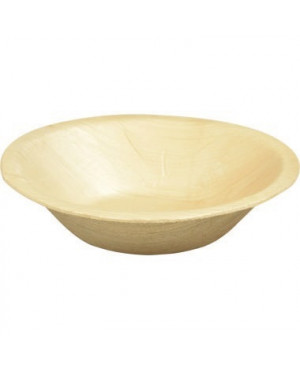 PAPSTAR Schale pure 85508 10cmx2,8cm rund Holz 25 St./Pack.