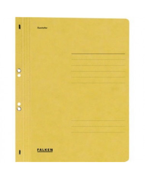 Falken Ösenhefter 80003908 DIN A4 ganzer Deckel Behördenheftung gelb