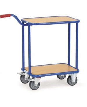 fetra Transportwagen KF 33 1164 2Holzböden 600x450mm