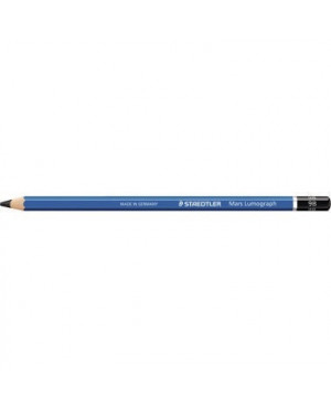 STAEDTLER Bleistift Mars Lumograph 100-9B 17,5cm 9B Schaft blau
