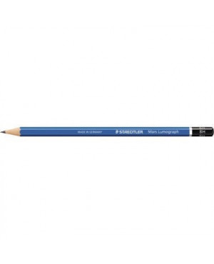 STAEDTLER Bleistift Mars Lumograph 100-8H 17,5cm 8H Schaft blau