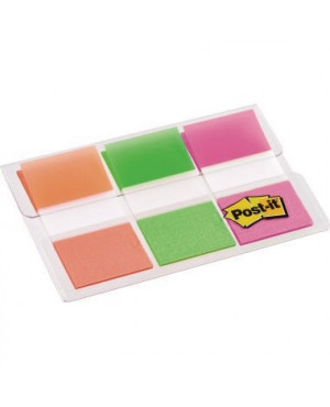 Post-it Haftstreifen Index 680-OLP 25,4x43,6mm sortiert 3x20 St./Pack.