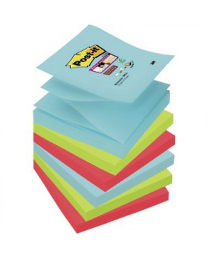 Post-it Haftnotiz Super Sticky Miami R3306SMI Z-Notes 6 St./Pack.