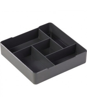 DURABLE Sortierbox COFFEE POINT 338658 5Fächer Kunststoff grau