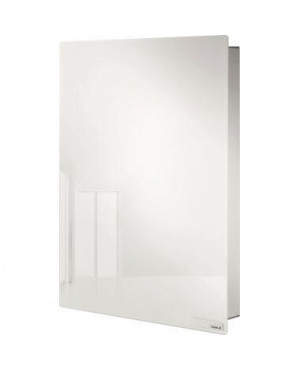 blomus Schlüsselkasten VELIO 65370 200x300x50mm Glasmagnettafel weiß