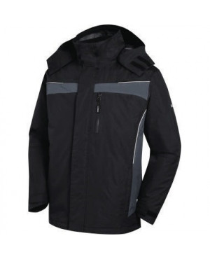 uvex Outdoorjacke perfekt workwear 9837812 3in1 Größe XL schwarz/grau