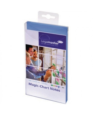 Legamaster Flipchartnotizen Magic 7-159410 10x20cm blau 100 St./Pack.