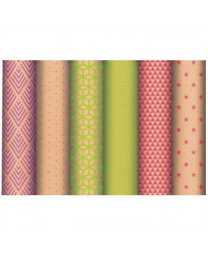 Clairefontaine Geschenkpapier 223739C sortiert 70cmx2m