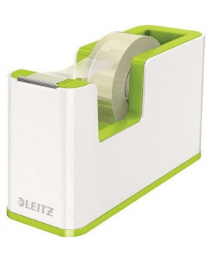Leitz Tischabroller WOW 53641064 bis 19mmx33m PS ws/gn +Klebeband