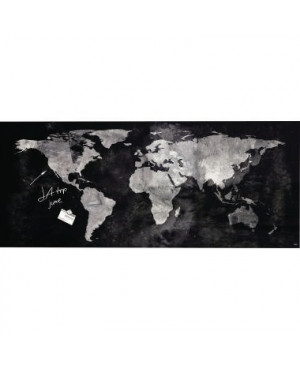 Sigel Multifunktionstafel artverum GL246 130x55cm World Map