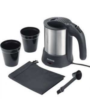 SEVERIN Wasserkocher WK 3646 1.000W 115/230V edelstahl/schwarz