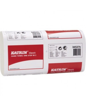 Katrin Papierhandtuch 345270 2lagig 20,6x25cm ws 3.024 Bl./Pack.