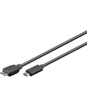 Goobay USB-C Stecker 67996 USB 3.0 Micro-B-Stecker 1m sw