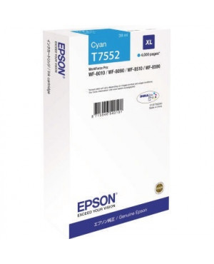 Epson Tintenpatrone C13T755240 XL 4.000Seiten cyan