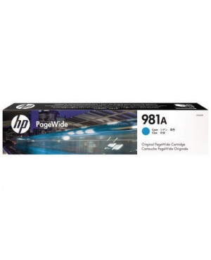 HP Tintenpatrone PageWide J3M68A 981A 6.000Seiten cyan