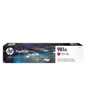 HP Tintenpatrone PageWide J3M69A 981A 6.000Seiten magenta