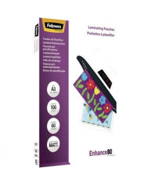 Fellowes Laminierfolie Enhance 80 5452003 DIN A3 tr 100 St./Pack.