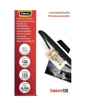 Fellowes Laminierfolie Capture 125 5306702 65x95mm 100 St./Pack.
