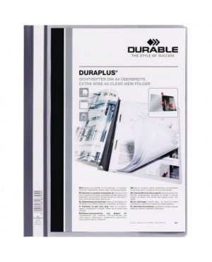 DURABLE Angebotshefter DURAPLUS 257910 DIN A4 PP grau