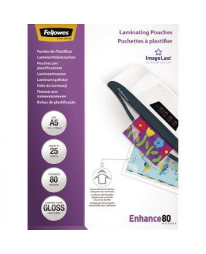 Fellowes Laminierfolie ImageLast 5396003 DIN A5 80my 25 St./Pack.