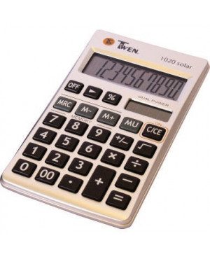 TWEN Taschenrechner TW 1020 579 silber