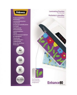 Fellowes Laminierfolie Enhance 80 5452502 DIN A4 tr 100 St./Pack.