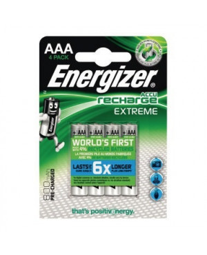 Energizer Akku Recharge Extreme E300624400 AAA/HR3 4 St./Pack.