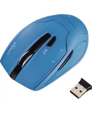 Hama Funkmaus Milano 00053944 USB optisch wireless blau
