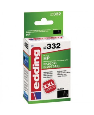 edding Tintenpatrone 18-332 wie HP Nr.920XL CD975AE schwarz