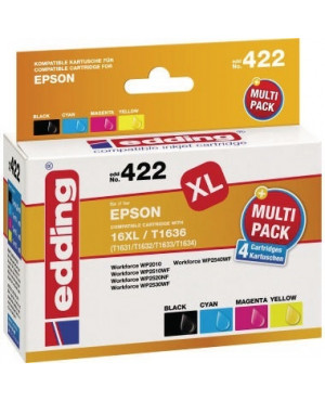 edding Tintenpatrone 18-422 wie T1631/32/33/34 sw/c/m/y 4 St./Pack.