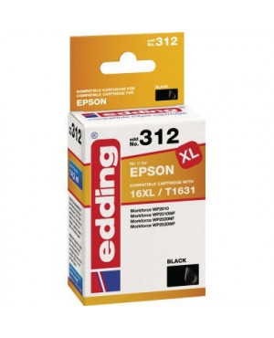 edding Tintenpatrone 18-312 wie Epson T1631 schwarz
