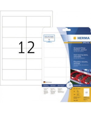 HERMA Folienetikett 4574 97x42,3mm weiß 240 St./Pack.