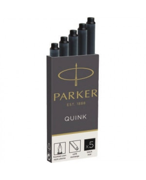 Parker Tintenpatrone Quink Z44 1950382 S0116200 sw 5 St./Pack.