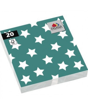 FASANA Serviette 218297 33x33cm 1/4Falzung Zelltuch 20 St./Pack.