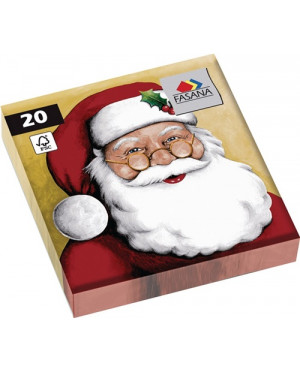 FASANA Serviette 213612 33x33cm 1/4Falzung Zelltuch 20 St./Pack.