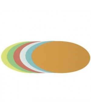 Soennecken Moderationskarte Oval 4878 11x19cm sort. 250 St./Pack.