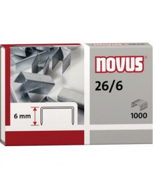 NOVUS Heftklammer 26/6 040-0056 verzinkt 1.000 St./Pack.
