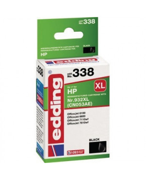 edding Tintenpatrone 18-338 wie HP Nr.932XL CN053AE schwarz
