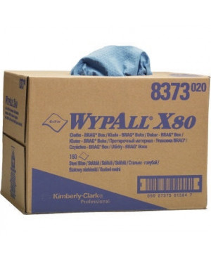 WYPALL Wischtuch X80 8373 1lagig 31x42cm blau 160 Bl./Pack.