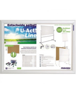 Franken Wechselrahmen BS1802 32,8x45,1x1,1cm Aluminium silber