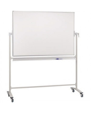 Franken Stativ-Drehtafel ST216 120x160cm emailliert weiß