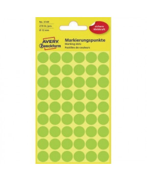 ZWF Markierungspunkt 3149 12mm 270St leuchtgrün