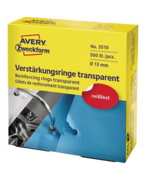 Avery Zweckform Lochverstärkungs- ring 3510 transparent 500 St./Pack.
