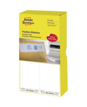 Avery Zweckform Frankieretikett 3438 Einzel 168x44mm 500 St./Pack.
